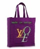 2012 popular style canvas shopping bag(K-S0052)