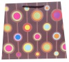 2012 popular trapezoid shape paper gift bag