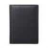 2012 promotion black high quality leather business card wallet