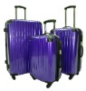 2012 purple PC/ABS travel trolley lugggge sets