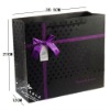 2012 quality black Present paper reticule with bow