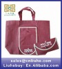 2012 red cheap reusable non woven shopping bag