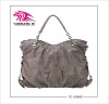 2012 sheepskin shoulder lady bag,removable and adjustable