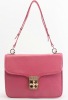 2012 shining genuine leather lady handbag