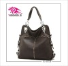 2012 shoulder lady bag made of leather,removable and adjustable