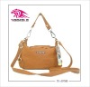 2012 shoulder lady bag made of leather,removable and adjustable