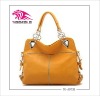 2012 shoulder lady bag made of leather,removable and adjustable