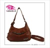 2012 shoulder lady bag made of leather,removable and adjustable