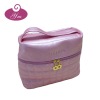 2012 soft pink pu cosmetic bag