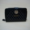 2012 special black shiny designer snake skin wallet