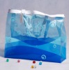 2012 special designer fashion colorful clear vinyl shopping bags