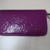 2012 special purple shiny designer vera pelle wallet