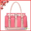 2012 spring Vintage British style match color lady handbag