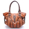 2012 spring and summer young leather handbag