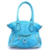 2012 spring and summer young leather handbag