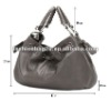 2012 spring new style leather drawstring bag