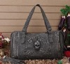 2012 the most fashionable ladies punk leather handbag