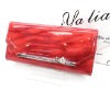 2012 the most fashionable new leather glisten flower light color wallet