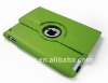2012 trendy rotating 360 degree leather case with stand for ipad2