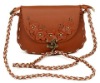 2012 wheat good design PVC material lady handbag