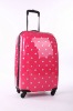 2012 wheeled plastic luggage