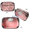 2012 wholesale Delicately beauty bag made in golden PU