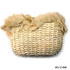 2012 women paper straw shopping bag