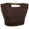 2012Newest style coffee straw beach bag