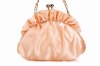 2012elegant long quilted chain crystal satin evening bag