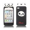 2012mobile phone case panda design 3Dcover for iphone 4s,OEM!