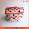 2012newest fashion off-white clear cosmetic bag