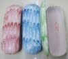 2014 fashion new peacock feather printed glasses cases