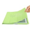 2014 newest 4 fold with smart cover PU leather cover for ipad 2 cover
