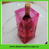 2014 red plastic wine PVC  bag