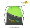 210D Poly Drawstring Bag/Backpack promotion with zipper
