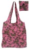 210D polyester foldabel mini shopping bag