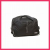 210D printed fabric black trolley luggage bag (DYJWTLB-016)