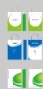 210g ivory paper bag with nice cotton handle