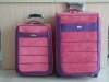 2pcs newly trend polyester luggage trolley