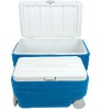 2pcs plastic cooler box sets  with wheels