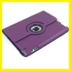 360 Degree Magnetic Rotating Leather Case Smart Cover for iPad 2 With Swivel Stand New Purple