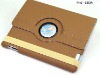 360 Degree Rotating Leather Case with Hard Case for Apple iPad 2 Stand Wake up Sleep Multi Color Smart Cover