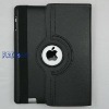 360 Degrees Rotatable Leather Case for iPad2 with stand