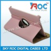 360 degree Rotation leather case for Sam P6800