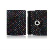 360 degree rotate leather case for ipad 2 case with smart cover