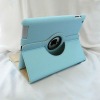 360 degree rotate with smart cover PU leather cases for ipad 2 cases