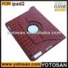 360 degree rotating case for iPad 2 Leather Case