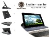 360 degree rotation PU Leather Case for ASUS Eee Pad Transformer Prime TF201