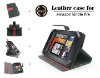 360 degree rotation book style PU leather case for kindle fire