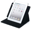 360 degree rotation leather case for ipad 2